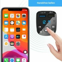 SPVB | Carkit Bluetooth Auto FM-transmitter | Carkit | Parrot Carkit | Draadloze Carkit Met Twee USB Poorten | Muziek Streamen | Navigatie Met Spraak | Handsfree Bellen -70Mai SHOP 550x567 4