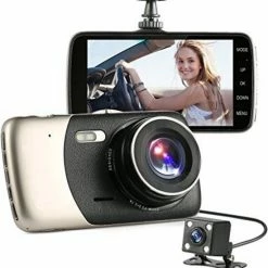 TechU? Dashcam Voor En Achter Camera ? M07 Pro ? 4? Scherm ? Full HD 1080P ? 170? Wijdhoeklens ? Parkeermonitor ? Looprecording ? Bewegingssensor ? G-sensor ? Nachtvisie ? Incl. Achteruitrijcamera - Voor Auto