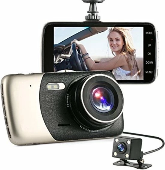 TechU? Dashcam Voor En Achter Camera ? M07 Pro ? 4? Scherm ? Full HD 1080P ? 170? Wijdhoeklens ? Parkeermonitor ? Looprecording ? Bewegingssensor ? G-sensor ? Nachtvisie ? Incl. Achteruitrijcamera - Voor Auto 3 TechU? Dashcam Voor En Achter Camera ? M07 Pro ? 4? Scherm ? Full HD 1080P ? 170? Wijdhoeklens ? Parkeermonitor ? Looprecording ? Bewegingssensor ? G-sensor ? Nachtvisie ? Incl. Achteruitrijcamera - Voor Auto