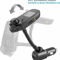 Athletix® Bluetooth FM Transmitter Carkit - Handsfree Bellen / Muziek Afspelen Via Bluetooth /AUX /TF/SD Kaart / USB Oplader - Bluetooth Handsfree Carkits / Adapter /Bluetooth Auto/ LCD Display - T10 FM Transmitter -70Mai SHOP 550x570 1