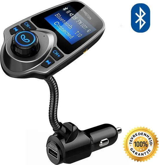 Bluetooth FM Transmitter Voor In De Auto ? Gymston - Handsfree Bellen Carkit Met AUX / SD Kaart / USB - Ingangen - Bluetooth Handsfree Carkits / Adapter / Auto Bluetooth / LCD Display - T10 FM Transmitter 3 Bluetooth FM Transmitter Voor In De Auto ? Gymston - Handsfree Bellen Carkit Met AUX / SD Kaart / USB - Ingangen - Bluetooth Handsfree Carkits / Adapter / Auto Bluetooth / LCD Display - T10 FM Transmitter