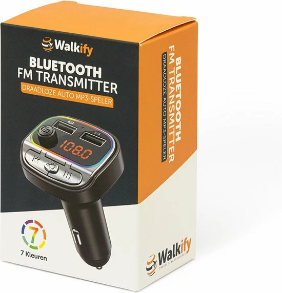 Walkify Bluetooth FM Transmitter - FM Transmitter - Autolader - Bluetooth Carkit - Handsfree - Auto Accessoires 9 Walkify Bluetooth FM Transmitter - FM Transmitter - Autolader - Bluetooth Carkit - Handsfree - Auto Accessoires - Image 7