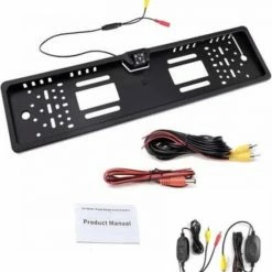 Car Multimedia System Draadloos Achteruitrijcamera 170 Graden Kijkhoek/Parkeerhulp/LED/Nachtzicht + Kentekenplaat Houder + Draadloos Module -70Mai SHOP 550x573 3