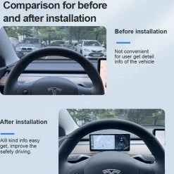 Ossora Draadloos Apple Carplay Scherm Voor Tesla Model 3 En Model Y - 9 Inch HUD - Android Auto - Waze 25 Ossora Draadloos Apple Carplay Scherm Voor Tesla Model 3 En Model Y - 9 Inch HUD - Android Auto - Waze -70Mai SHOP 550x573 5