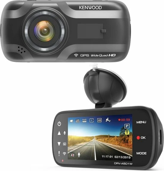 Kenwood Audio Kenwood DRV-A501W - 16GB Wide Quad HD DashCam Met Ge?ntegreerde 3.0" LCD, Wireless Link, GPS & G-sensor - RearCam-input 17 Kenwood Audio Kenwood DRV-A501W - 16GB Wide Quad HD DashCam Met Ge?ntegreerde 3.0" LCD, Wireless Link, GPS & G-sensor - RearCam-input - Image 15