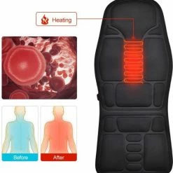 Merkloos Vitafa Autostoel Verwarming Met Massage - Stoelverwarming - Massagekussen - Auto Verwarming - Met Massage - 12V -70Mai SHOP 550x575 1