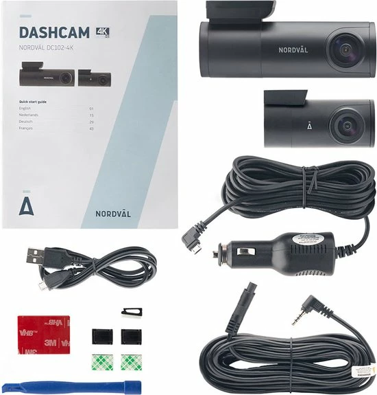 Nordväl DC102-4K 2CH Dashcam 4K + GPS + WiFi + Parkeermodus + 32GB 7 Nordväl DC102-4K 2CH Dashcam 4K + GPS + WiFi + Parkeermodus + 32GB - Image 5