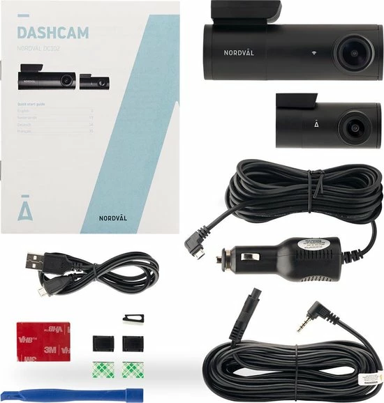 Nordv?l DC102 2CH Dashcam 2K + GPS + WiFi + 32GB 13 Nordv?l DC102 2CH Dashcam 2K + GPS + WiFi + 32GB - Image 11