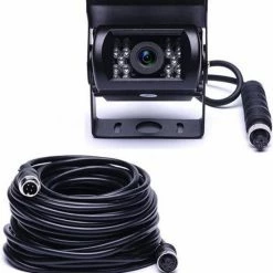 BrandWay Losse Bedrade Achteruitrijcamera Met 4-pins Aansluiting En 10 Meter Kabel