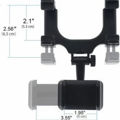 GadgetBay Universeel Houder Met Klem Aan Binnenspiegel Car Auto IPhone Smartphones -70Mai SHOP 550x581 2