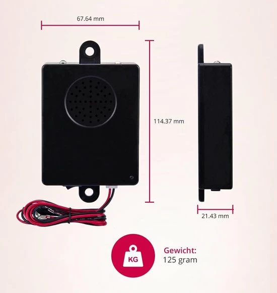 Carsa Marterverjager Auto 12V - Muizenverjager - Ongedierte Verjager Met Ultrasone - Steenmarter Verjager 12 Carsa Marterverjager Auto 12V - Muizenverjager - Ongedierte Verjager Met Ultrasone - Steenmarter Verjager - Image 10