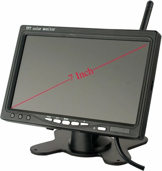 BrandWay Draadloze Auto Achteruitrijcamera Set Met Nachtzicht En 7 Inch Scherm - Achteruitrij Camera Draadloos Voor Auto / Camper / Caravan / Vrachtwagen / Landbouw 7 BrandWay Draadloze Auto Achteruitrijcamera Set Met Nachtzicht En 7 Inch Scherm - Achteruitrij Camera Draadloos Voor Auto / Camper / Caravan / Vrachtwagen / Landbouw - Afbeelding 5