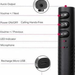 Hebbons Bluetooth Audio Ontvanger- Geleverd In Verschillende Kleuren; Blauw/groen/rood/wit/zwart. 4 Hebbons Bluetooth Audio Ontvanger- Geleverd In Verschillende Kleuren; Blauw/groen/rood/wit/zwart. -70Mai SHOP 550x591 2