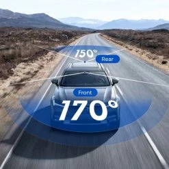 AZDome M63 Pro Dashcam - Ultra 4K Resolutie - Wifi - GPS - Parkeerstand - 64gb Micro SD - 3.0 Inch IPS LCD - Dashcam Voor Auto Met Optionele Achter Camera -70Mai SHOP 550x597