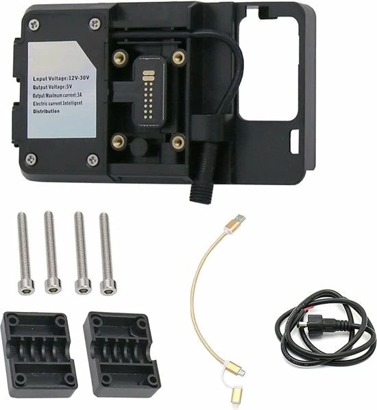 Merkloos Shkalacar Mobiele Navigatiebeugel Voor Motorfiets, Accessoires Voor Mobiele Navigatiebeugel Met USB-oplader, Geschikt Voor BMW R1200GS LC En Adventure S1000XR R1200RS 3 Merkloos Shkalacar Mobiele Navigatiebeugel Voor Motorfiets, Accessoires Voor Mobiele Navigatiebeugel Met USB-oplader, Geschikt Voor BMW R1200GS LC En Adventure S1000XR R1200RS