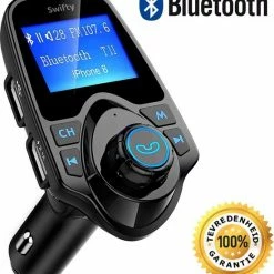 FM Transmitter Carkit Bluetooth Draadloze / Handsfree Bellen In De Auto / MP3 Speler Mobiel / AUX Input / Lader / USB Flash Drive / Muziek / Audio / Radio / TF Kaart / Carkit Adapter - Swifty