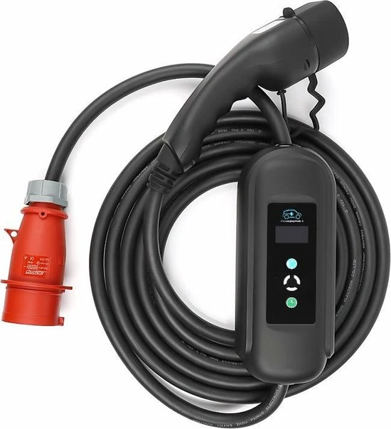 EV ME Mobiele Lader 11kW | Type 2 Naar CEE Krachtstroom Stekker | 16A 3 Fase + Gratis Adapters 4 EV ME Mobiele Lader 11kW | Type 2 Naar CEE Krachtstroom Stekker | 16A 3 Fase + Gratis Adapters - Image 2