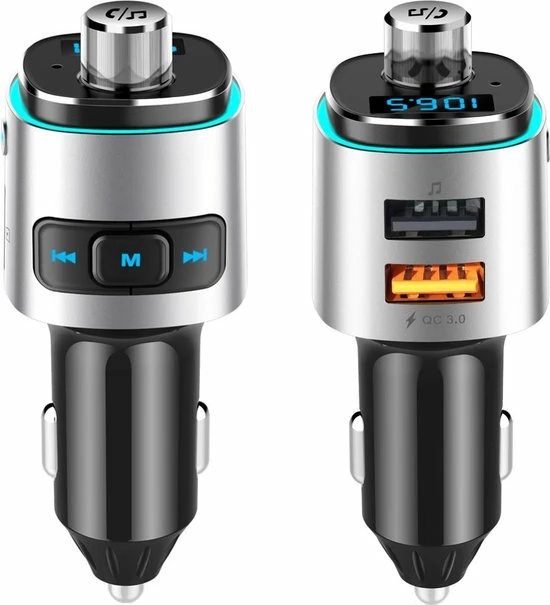 Athletix® FM Transmitter Bluetooth Draadloze Carkit Voor In De Auto 2022 / MP3 Speler Mobiel / LED Verlichting / Handsfree Bellen In De Auto / Bluetooth 5.0 / USB 3.0 Auto Lader / 2 USB Aansluitingen / Muziek Streamen / USB Of SD Kaart / Carkit Adapter 8 Athletix® FM Transmitter Bluetooth Draadloze Carkit Voor In De Auto 2022 / MP3 Speler Mobiel / LED Verlichting / Handsfree Bellen In De Auto / Bluetooth 5.0 / USB 3.0 Auto Lader / 2 USB Aansluitingen / Muziek Streamen / USB Of SD Kaart / Carkit Adapter - Image 6