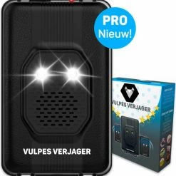 Vulpes Goods Vulpes Verjager? Marterverjager - Ongedierteverjager - Multifunctionele Set Binnen & Buiten - Batterijen, 12V & Auto Accu - Marters, Muizen & Ratten - Steenmarter Verjager PRO