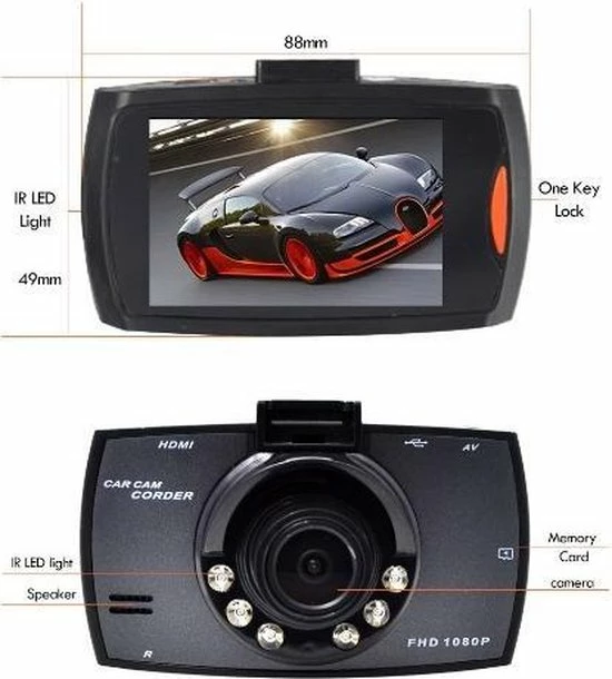 TechU? Dashcam M17 Dual Camera ? 2.4 Inch Scherm ? Full HD 1080p ? Nachtvisie ? Bewegingssensor ? G-sensor ? Loop Recording ? Autocamera Voor ?n Achter - Voor Auto 17 TechU? Dashcam M17 Dual Camera ? 2.4 Inch Scherm ? Full HD 1080p ? Nachtvisie ? Bewegingssensor ? G-sensor ? Loop Recording ? Autocamera Voor ?n Achter - Voor Auto - Image 15