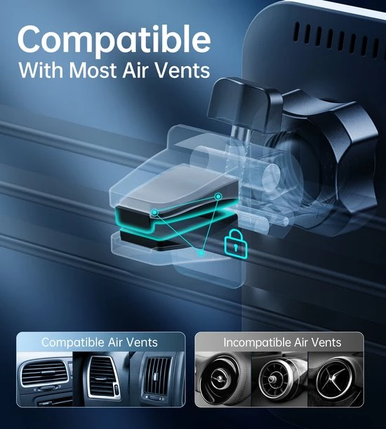 Choetech - Magnethische Draadloze Oplader Smartphone Auto - MagLeap (Magsafe) Magnetic Wireless Car Charger 8 Choetech - Magnethische Draadloze Oplader Smartphone Auto - MagLeap (Magsafe) Magnetic Wireless Car Charger - Image 6