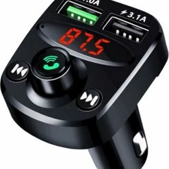 Merkloos Bluetooth FM Transmitter - Bluetooth Ontvanger Voor In De Auto - USB - Handsfree Carkit