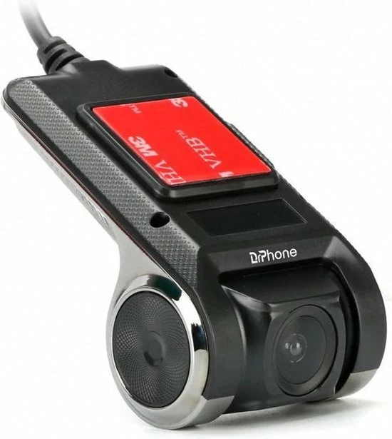 DrPhone ADA1 Auto ADAS DVR Dashcam - 720P - Videorecorder - Camera Geschikt Voor AndroidPlayer - Zwart 3 DrPhone ADA1 Auto ADAS DVR Dashcam - 720P - Videorecorder - Camera Geschikt Voor AndroidPlayer - Zwart