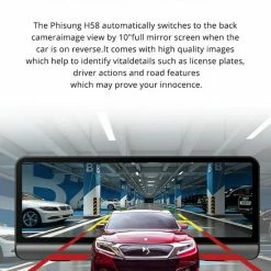 DrPhone DC10 Smart Dashcam 8 Inch Full Touch IPS-scherm - 4G - Achteruitrijcamera - Android 8.1 Met WiFi/GPS/Navi/ADAS/Dual Lens/1080P/180 Graden Vouwbaar - Parkeerstand Camera -70Mai SHOP 550x617 4