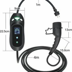 Proton Mobiele Thuislader Type 2 Mennekes - Stopcontact EU - Instelbaar 8A/ 10A / 13A / 16A - Met Memory Functie - 1 Fase Lader - Mobiele Oplader Electrische Auto - Laadkabel Als Alternatief Voor Laadpaal Voor Thuis Of Laadpalen Onderweg -70Mai SHOP 550x618 1