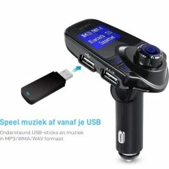 Athletix? Bluetooth FM Transmitter Auto / FM Transmitter Draadloze Bluetooth Carkit / MP3 Speler/ Handsfree Bellen In De Auto / USB Lader / Radio / TF/SD Kaart Poort / AUX Input / 2 USB Poorten / USB Oplader / Audio / Radio / SD/TF Kaart / T11 -70Mai SHOP 550x622 1