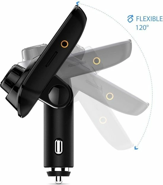 Siston? Bluetooth FM Transmitter, 120 ? Rotatie Auto Radio Adapter CarKit Met 4 Music Play Modes / 5 In 1 12 Siston? Bluetooth FM Transmitter, 120 ? Rotatie Auto Radio Adapter CarKit Met 4 Music Play Modes / 5 In 1 - Image 10