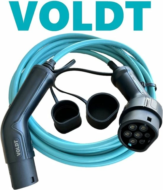 Voldt Laadkabel Type 2 - 16A 3 Fase (11 KW) (Tesla, BMW, Skoda, Audi, Hyndai, Kia, VW) 3 Voldt Laadkabel Type 2 - 16A 3 Fase (11 KW) (Tesla, BMW, Skoda, Audi, Hyndai, Kia, VW)
