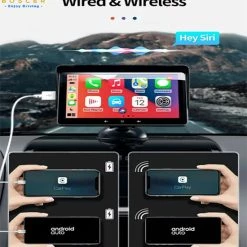 Boscer® Smart Navigatiesysteem - Apple Carplay & Android Auto (draadloos) - 7 Inch - Touchscreen - Bluetooth - TomTom GO - Achteruitrijcamera -70Mai SHOP 550x654