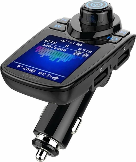 Gymston FM Transmitter Carkit Met Bluetooth T11D / Draadloze Carkit / MP3 Speler Mobiel / Handsfree Bellen In De Auto / AUX Input / Lader / USB Flash Drive / Muziek / Audio / Bluetooth / SD Kaart / Carkit Adapter 5 Gymston FM Transmitter Carkit Met Bluetooth T11D / Draadloze Carkit / MP3 Speler Mobiel / Handsfree Bellen In De Auto / AUX Input / Lader / USB Flash Drive / Muziek / Audio / Bluetooth / SD Kaart / Carkit Adapter - Image 3