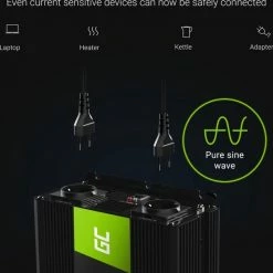 GREEN CELL Omvormer 24V Naar 230V Zuivere Sinusgolf 2000W. -70Mai SHOP 550x660 6