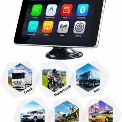 Ossora Navigatiesysteem 7.5 Inch - Apple Carplay (wireless) - Android Auto - Draadloos - Bluetooth - TomTom GO -70Mai SHOP 550x662