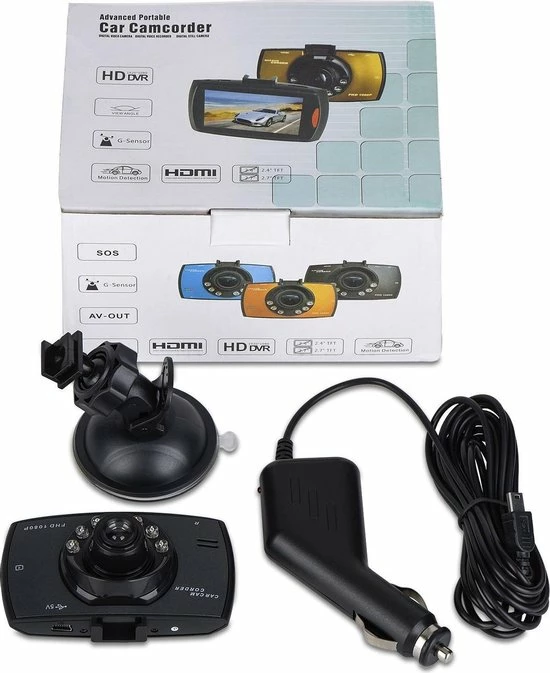 TechU? Dashcam M17 Dual Camera ? 2.4 Inch Scherm ? Full HD 1080p ? Nachtvisie ? Bewegingssensor ? G-sensor ? Loop Recording ? Autocamera Voor ?n Achter - Voor Auto 14 TechU? Dashcam M17 Dual Camera ? 2.4 Inch Scherm ? Full HD 1080p ? Nachtvisie ? Bewegingssensor ? G-sensor ? Loop Recording ? Autocamera Voor ?n Achter - Voor Auto - Image 12