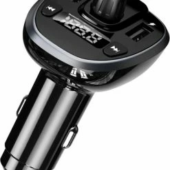 YOUSAMS FM-transmitter Met Dubbele Autolader - 2 USB-A Poorten - 15 Watt Snellader Met Display