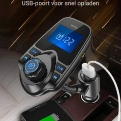 Siston? Bluetooth FM Transmitter, Auto Radio Adapter CarKit Met 4 Music Play Modes / Hands-free Bellen / TF Kaart / USB Auto Lader / USB Flash Drive / AUX Input / Output 1.44 Inch LCD Display/ Bluetooth Carkit 5 In 1 / T10 -70Mai SHOP 550x687 10