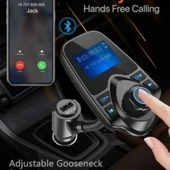 Opline FM Transmitter Bluetooth Draadloze Carkit / MP3 Speler Mobiel / Handsfree Bellen In De Auto / AUX Input / Lader / USB Flash Drive / Muziek / Audio / Radio / TF Kaart / Carkit Adapter Voor Smartphone / IPhone / IPod / Samsung -70Mai SHOP 550x687 15