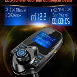 Siston? Bluetooth FM Transmitter, Auto Radio Adapter CarKit Met 4 Music Play Modes / Hands-free Bellen / TF Kaart / USB Auto Lader / USB Flash Drive / AUX Input / Output 1.44 Inch LCD Display/ Bluetooth Carkit 5 In 1 / T10 -70Mai SHOP 550x687 8