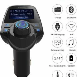 Athletix? Bluetooth FM Transmitter Auto / FM Transmitter Draadloze Bluetooth Carkit / MP3 Speler/ Handsfree Bellen In De Auto / USB Lader / Radio / TF/SD Kaart Poort / AUX Input / 2 USB Poorten / USB Oplader / Audio / Radio / SD/TF Kaart / T11 -70Mai SHOP 550x688 2