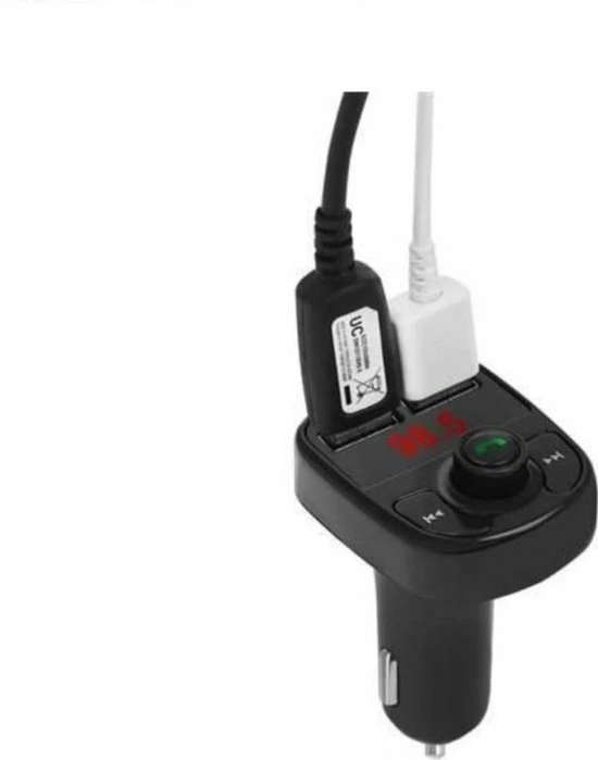 Merkloos Bluetooth FM Transmitter - Auto Lader - Carkit - Handsfree - MP3 - USB - SD Kaart - Snel Lader - Bluetooth Audio Receiver 5 Merkloos Bluetooth FM Transmitter - Auto Lader - Carkit - Handsfree - MP3 - USB - SD Kaart - Snel Lader - Bluetooth Audio Receiver - Image 3