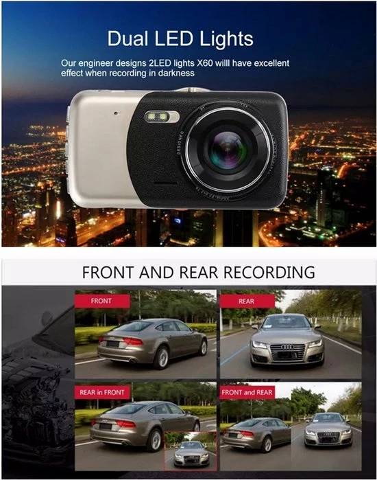 TechU? Dashcam Voor En Achter Camera ? M07 Pro ? 4? Scherm ? Full HD 1080P ? 170? Wijdhoeklens ? Parkeermonitor ? Looprecording ? Bewegingssensor ? G-sensor ? Nachtvisie ? Incl. Achteruitrijcamera - Voor Auto 10 TechU? Dashcam Voor En Achter Camera ? M07 Pro ? 4? Scherm ? Full HD 1080P ? 170? Wijdhoeklens ? Parkeermonitor ? Looprecording ? Bewegingssensor ? G-sensor ? Nachtvisie ? Incl. Achteruitrijcamera - Voor Auto - Image 8