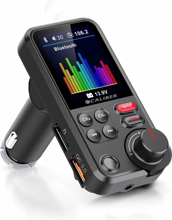 Caliber FM Transmitter Bluetooth Handsfree Carkit Voor Bellen En Muziek Streamen USB En SD (PMT566BT) 6 Caliber FM Transmitter Bluetooth Handsfree Carkit Voor Bellen En Muziek Streamen USB En SD (PMT566BT) - Image 4