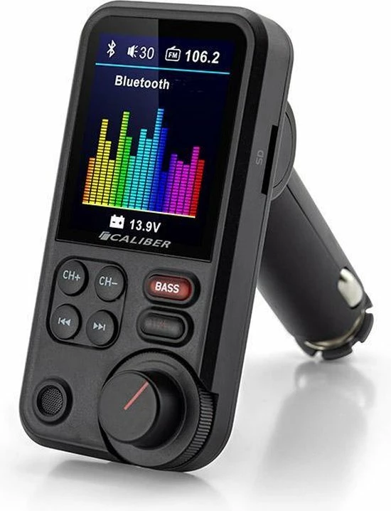 Caliber FM Transmitter Bluetooth Handsfree Carkit Voor Bellen En Muziek Streamen USB En SD (PMT566BT) 3 Caliber FM Transmitter Bluetooth Handsfree Carkit Voor Bellen En Muziek Streamen USB En SD (PMT566BT)