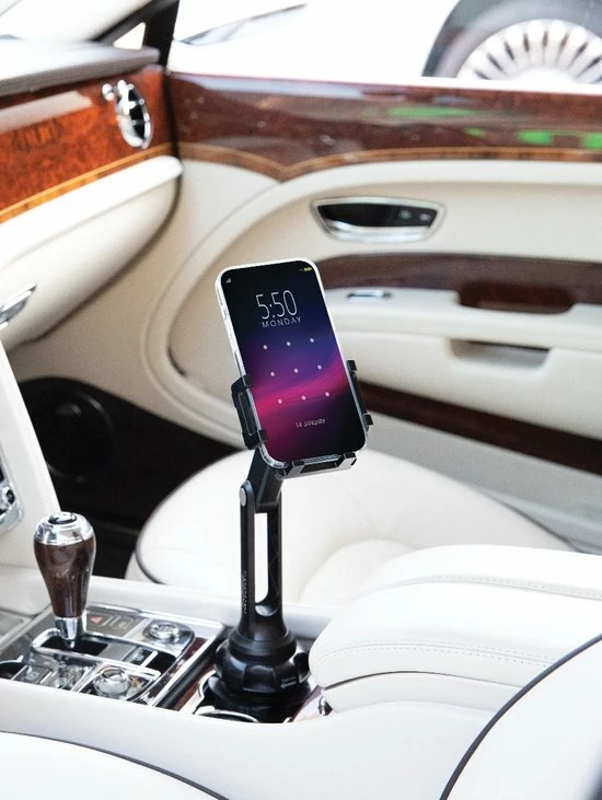 Mannsberger Cup Call Crane, Universele Smartphonestandaard Voor In De Auto – 360° Draaibare Mobiele Telefoonhouder Bekerhouder – Ook In Hoogte Verstelbaar Tot 1 Meter - Navigatiehouder Voor Vrachtwagens, Bussen, Auto’s 6 Mannsberger Cup Call Crane, Universele Smartphonestandaard Voor In De Auto – 360° Draaibare Mobiele Telefoonhouder Bekerhouder – Ook In Hoogte Verstelbaar Tot 1 Meter - Navigatiehouder Voor Vrachtwagens, Bussen, Auto’s - Image 4
