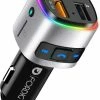 ForDig Draadloze FM Transmitter Met Bluetooth 4.2 En USB 3.0 Quick Charge - Auto Carkit Met Fast Charge USB Poort En LED Scherm - Autolader Met Micro SD En USB-input - Handsfree Bellen - Muziek Streamen - Voice Navigatie - Telefoon Opladen -70Mai SHOP 550x745 1