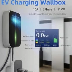 Besen Laadpaal Wallbox Laadstation EV Charger 11kw 16A 3-Fase Type 2 Stopcontact