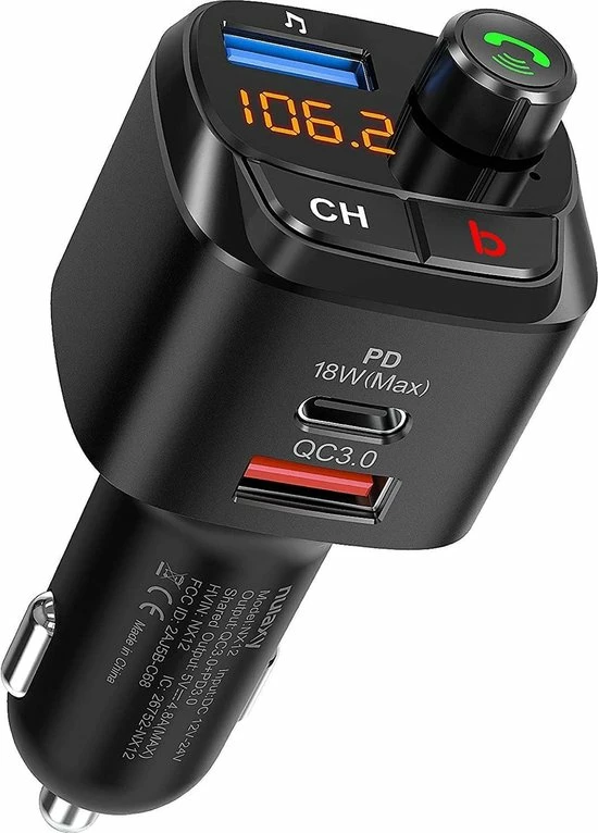 Carkit Bluetooth FM - Ntech USB - Bluetooth FM Transmitter - USB C Auto Lader - Carkit - Handsfree - MP3 - USB - SD Kaart - Snel Lader - Bluetooth Audio Receiver Carkit Bluetooth FM - Ntech USB - Bluetooth FM Transmitter - USB C Auto Lader - Carkit - Handsfree - MP3 - USB - SD Kaart - Snel Lader - Bluetooth Audio Receiver -70Mai SHOP 550x766 3